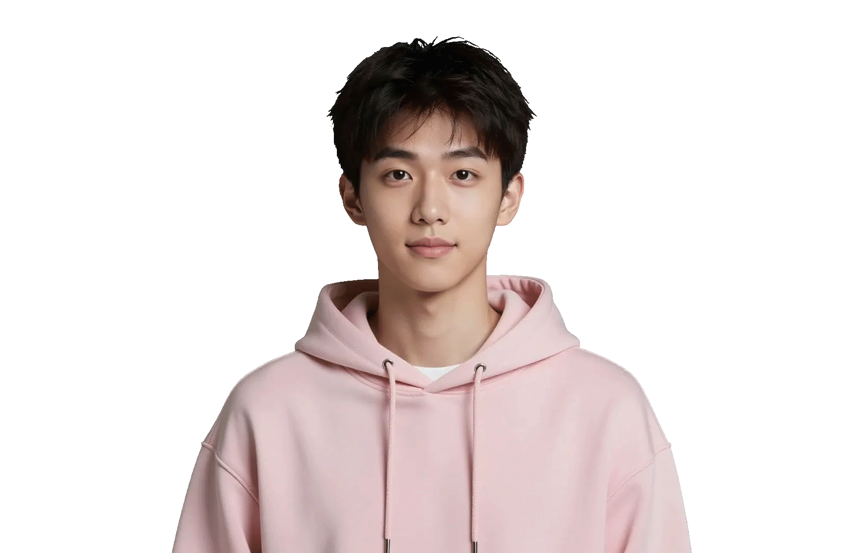 AVATUS avatar wearing a pink hoodie.
